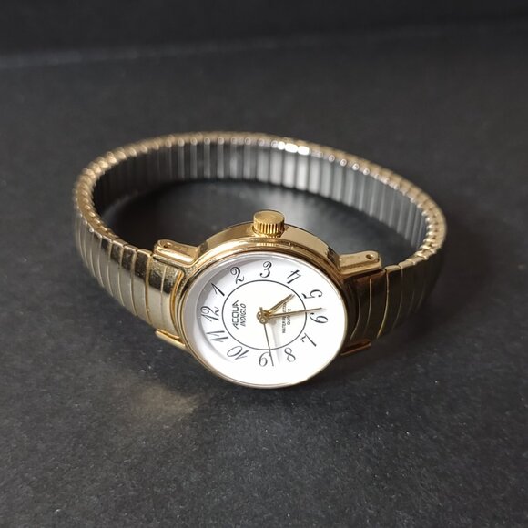 6 Inch Acqua Indiglo Stretch Watch With White Dial - Picture 5 of 13